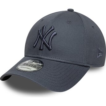 Kepurė išlenkta pilka reguliuojamas 9FORTY League Essential New York Yankees MLB New Era