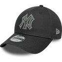 kepure-islenkta-pilka-reguliuojamas-9forty-metallic-outline-new-york-yankees-mlb-new-era