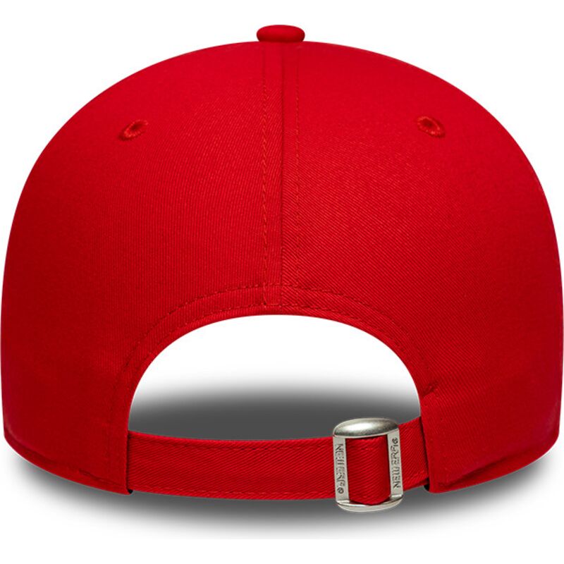 kepure-islenkta-raudona-reguliuojamas-9forty-outline-chicago-bulls-nba-new-era