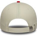 kepure-islenkta-raudona-reguliuojamas-9forty-contrast-visor-vespa-piaggio-new-era