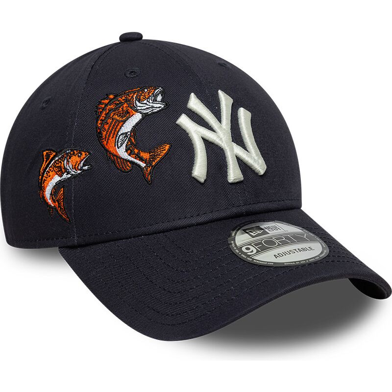 kepure-islenkta-tamsiai-melyna-reguliuojamas-9forty-outdoor-icon-new-york-yankees-mlb-new-era