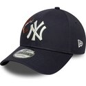 kepure-islenkta-tamsiai-melyna-reguliuojamas-9forty-outdoor-icon-new-york-yankees-mlb-new-era