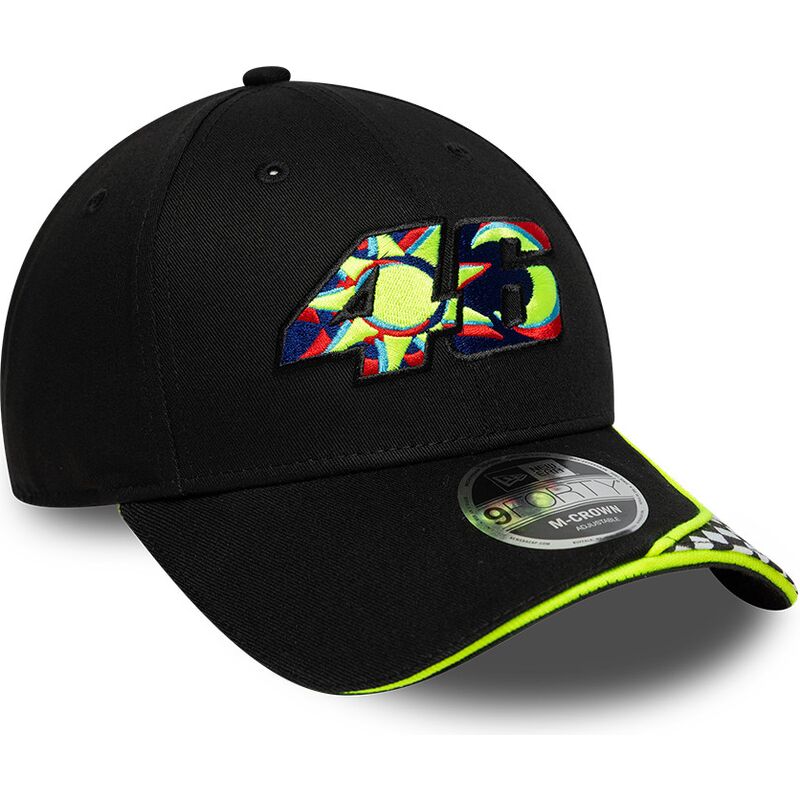 kepure-islenkta-juoda-reguliuojamas-9forty-m-crown-check-valentino-rossi-vr46-motogp-new-era kepure-islenkta-juoda-reguliuojamas-9forty-m-crown-check-valentino-rossi-vr46-motogp-new-era