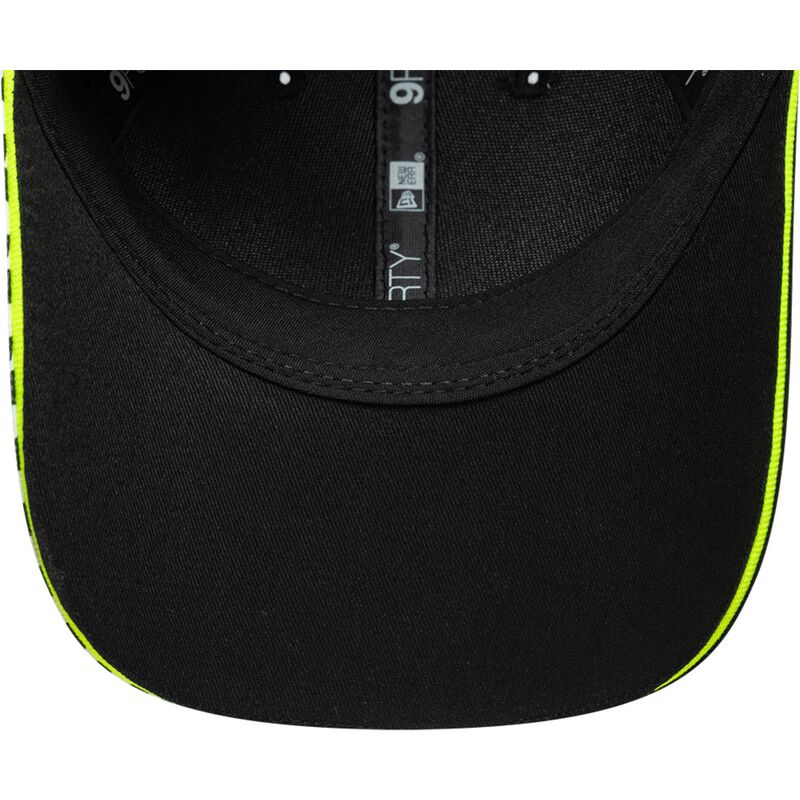 kepure-islenkta-juoda-reguliuojamas-9forty-m-crown-check-valentino-rossi-vr46-motogp-new-era kepure-islenkta-juoda-reguliuojamas-9forty-m-crown-check-valentino-rossi-vr46-motogp-new-era
