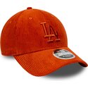 kepure-islenkta-oranzine-reguliuojamas-9forty-m-crown-cord-los-angeles-dodgers-mlb-new-era