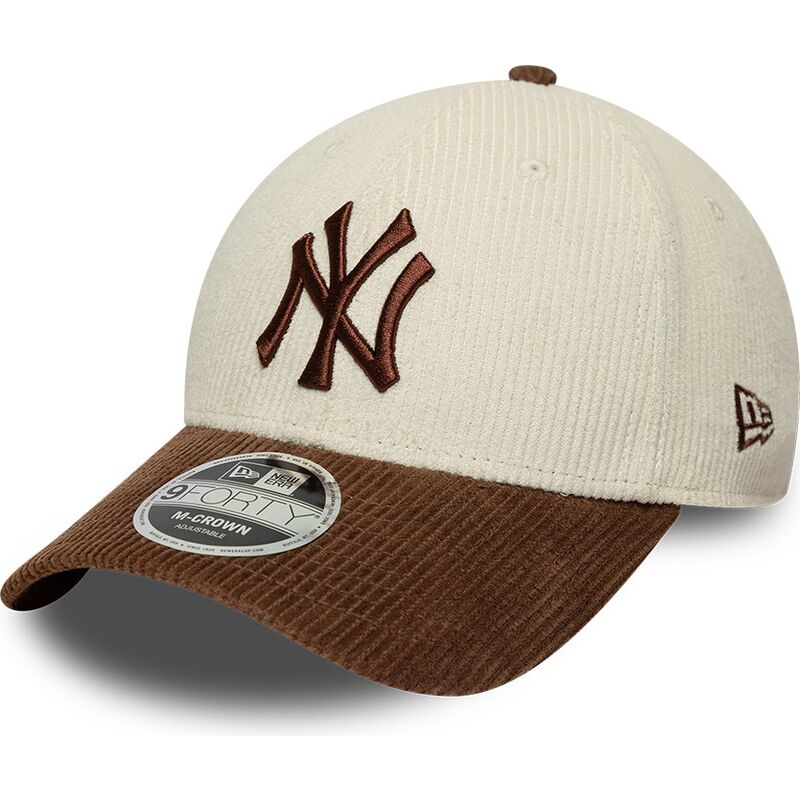 kepure-islenkta-ruda-reguliuojamas-9forty-m-crown-cord-new-york-yankees-mlb-new-era
