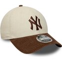 kepure-islenkta-ruda-reguliuojamas-9forty-m-crown-cord-new-york-yankees-mlb-new-era