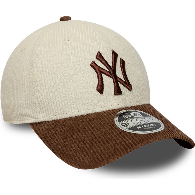 kepure-islenkta-ruda-reguliuojamas-9forty-m-crown-cord-new-york-yankees-mlb-new-era