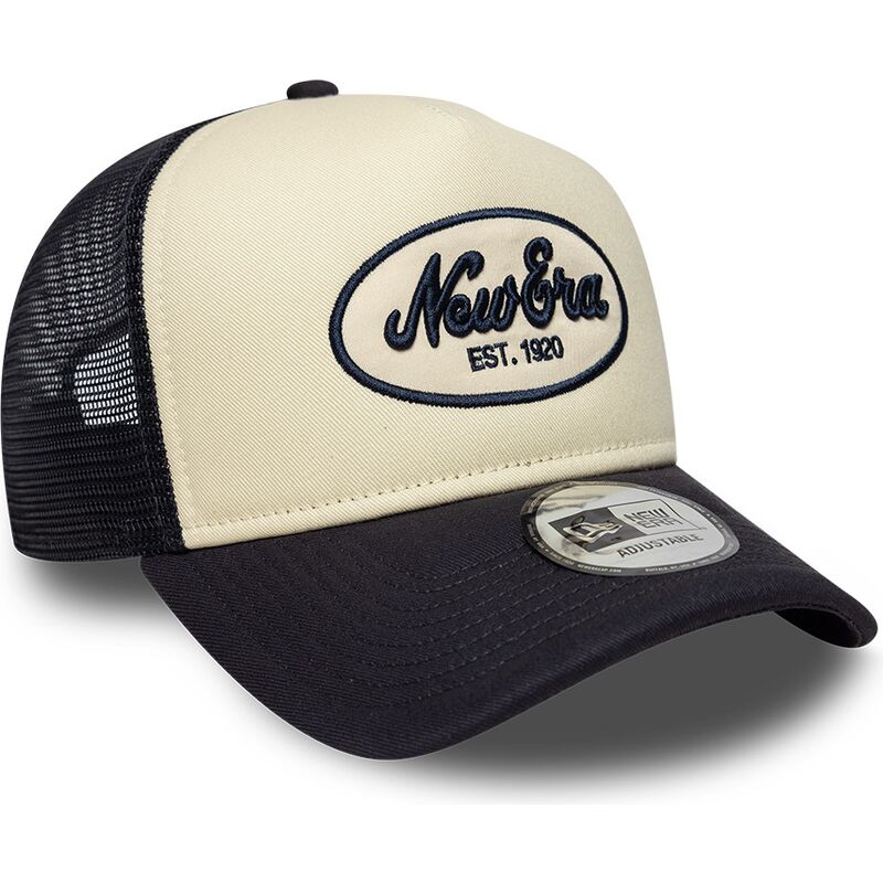 kepure-islenkta-tamsiai-melyna-snapback-a-frame-oval-foam-patch-new-era