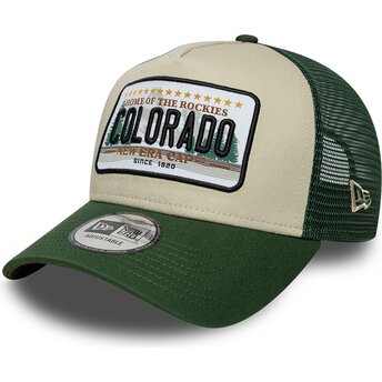 Kepurė išlenkta žalia snapback A Frame License Plate Colorado New Era