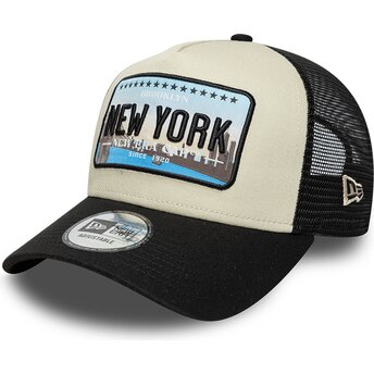 Kepurė išlenkta juoda snapback A Frame License Plate New York New Era
