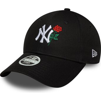 Kepurė išlenkta juoda reguliuojamas 9FORTY Flower Icon New York Yankees MLB New Era