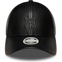 kepure-islenkta-juoda-snapback-9forty-m-crown-pu-diamante-new-york-yankees-mlb-new-era