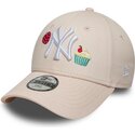 kepure-islenkta-rozine-reguliuojamas-vaikams-9forty-food-icon-cupcake-new-york-yankees-mlb-new-era