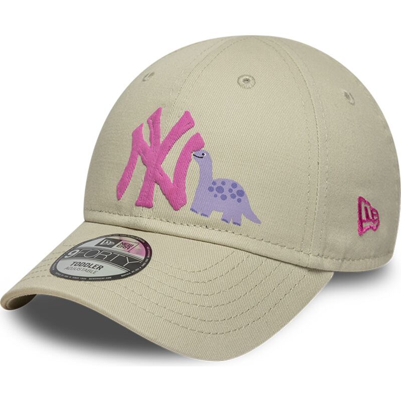 kepure-islenkta-smelio-reguliuojamas-vaikams-rosa-9forty-dino-icon-new-york-yankees-mlb-new-era