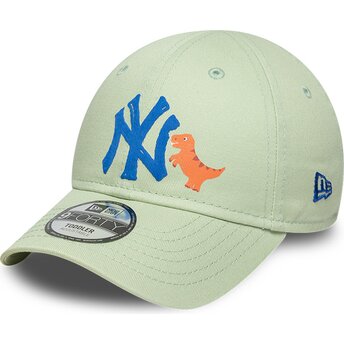 Kepurė išlenkta žalia reguliuojamas vaikams 9FORTY Dino Icon New York Yankees MLB New Era