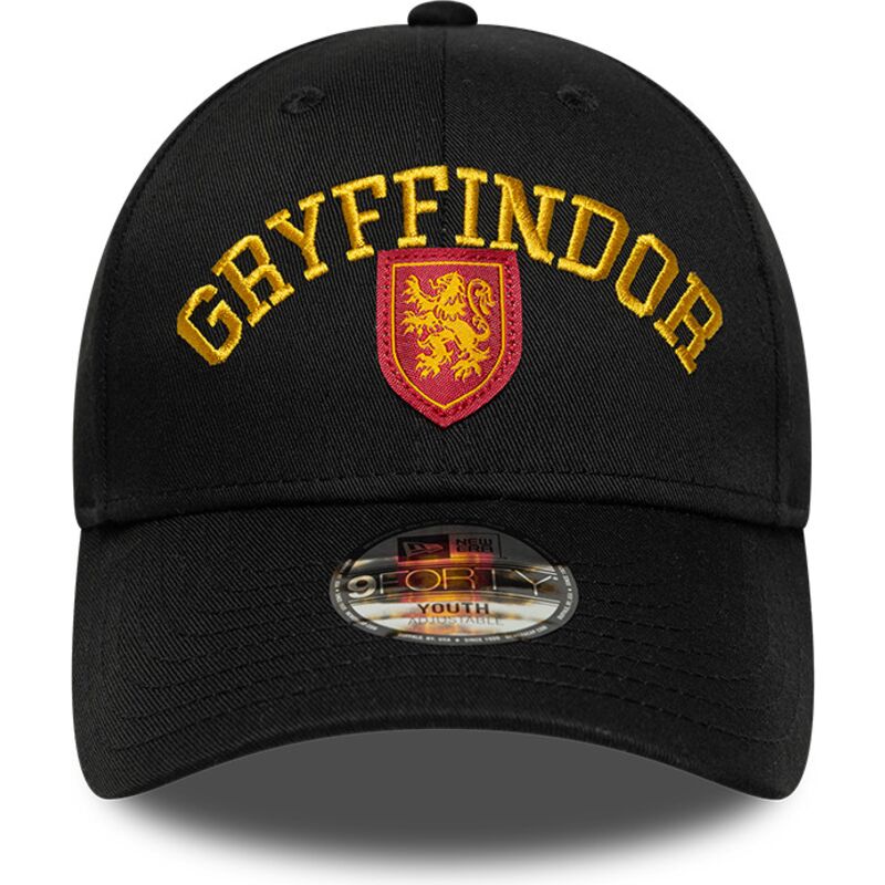 kepure-islenkta-juoda-snapback-vaikams-9forty-wordmark-gryffindor-harry-potter-new-era
