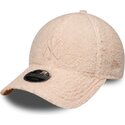 kepure-islenkta-rozine-snapback-vaikams-rosa-9forty-m-crown-winter-borg-new-york-yankees-mlb-new-era