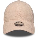 kepure-islenkta-rozine-snapback-vaikams-rosa-9forty-m-crown-winter-borg-new-york-yankees-mlb-new-era