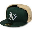 kepure-plokscia-zalia-priglundanti-59fifty-dogear-world-series-oakland-athletics-mlb-new-era