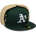 kepure-plokscia-zalia-priglundanti-59fifty-dogear-world-series-oakland-athletics-mlb-new-era