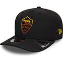 kepure-islenkta-juoda-snapback-9seventy-stretch-snap-repreve-associazione-sportiva-roma-serie-a-new-era
