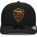kepure-islenkta-juoda-snapback-9seventy-stretch-snap-repreve-associazione-sportiva-roma-serie-a-new-era
