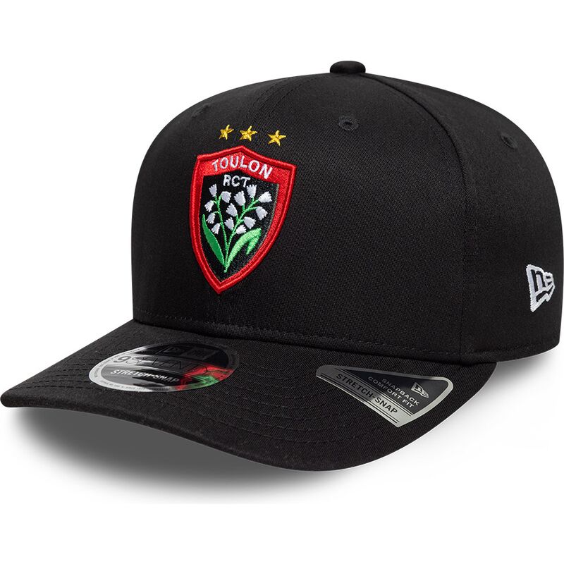 kepure-islenkta-juoda-snapback-9seventy-stretch-snap-lily-rugby-club-toulonnais-french-rugby-federation-ffr-new-era