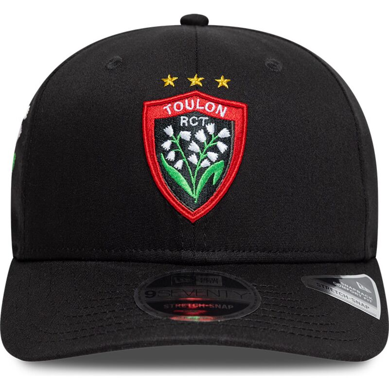 kepure-islenkta-juoda-snapback-9seventy-stretch-snap-lily-rugby-club-toulonnais-french-rugby-federation-ffr-new-era