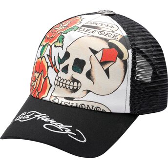Kepurė išlenkta juoda snapback Before Dishonor Ed Hardy
