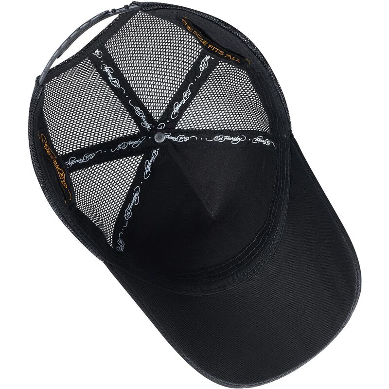 kepure-islenkta-juoda-snapback-love-ed-ed-hardy