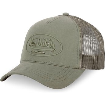 Kepurė išlenkta žalia snapback LOG09 Von Dutch