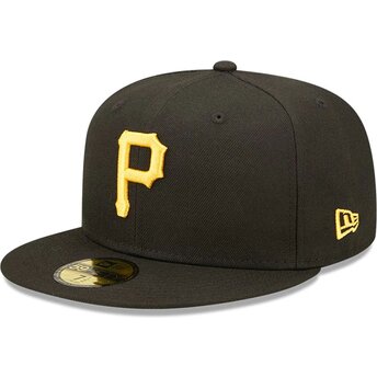 Kepurė plokščia juoda priglundanti 59FIFTY AC Perf Pittsburgh Pirates MLB New Era