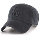 kepure-islenkta-juoda-reguliuojamas-clean-up-tonal-los-angeles-dodgers-mlb-47-brand
