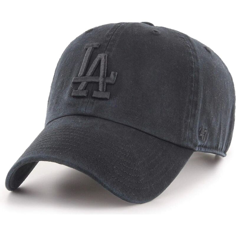 kepure-islenkta-juoda-reguliuojamas-clean-up-tonal-los-angeles-dodgers-mlb-47-brand