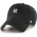 kepure-islenkta-juoda-reguliuojamas-clean-up-base-runner-mini-new-york-yankees-mlb-47-brand