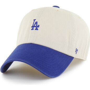 Kepurė išlenkta smėlio reguliuojamas Clean Up Base Runner Two Tone Los Angeles Dodgers MLB 47 Brand