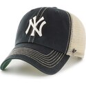 kepure-islenkta-juoda-snapback-clean-up-trawler-new-york-yankees-mlb-47-brand
