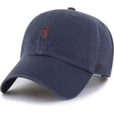 kepure-islenkta-tamsiai-melyna-reguliuojamas-clean-up-base-runner-icon-dog-vintage-navy-47-brand