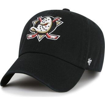 Kepurė išlenkta juoda reguliuojamas Clean Up Anaheim Ducks NHL 47 Brand