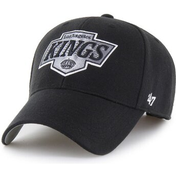 Kepurė išlenkta juoda reguliuojamas MVP Essential Los Angeles Kings NHL 47 Brand