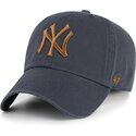 kepure-islenkta-pilka-reguliuojamas-clean-up-contrast-vintage-navy-new-york-yankees-mlb-47-brand