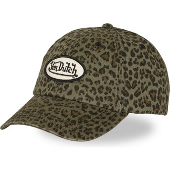 Kepurė išlenkta leopardinis reguliuojamas SOVA Von Dutch