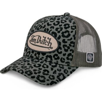 Kepurė išlenkta leopardinis snapback VEKLE Von Dutch