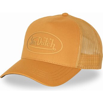 Kepurė išlenkta oranžinė snapback LOG25 Von Dutch