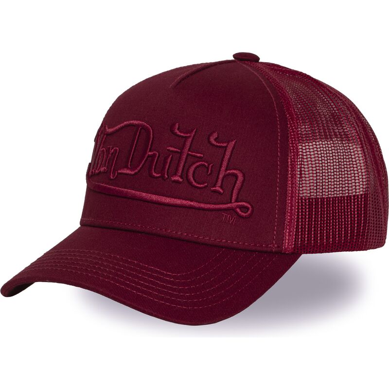 kepure-islenkta-raudona-snapback-emb07-von-dutch