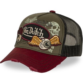 Kepurė išlenkta įvairiaspalvis snapback PATCHES17 Von Dutch