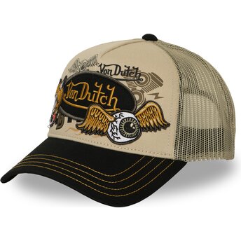 Kepurė išlenkta smėlio snapback PATCHES19 Von Dutch