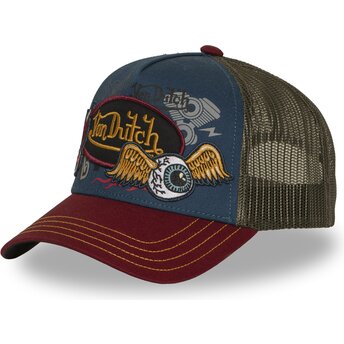 Kepurė išlenkta įvairiaspalvis snapback PATCHES20 Von Dutch