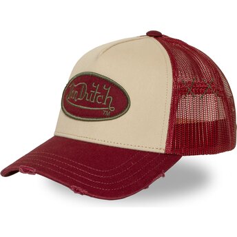 Kepurė išlenkta raudona snapback USED 16 Von Dutch